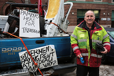 Ottawa Truck Protest : February 2022 : Personal Photo Projects : Photos : Richard Moore : Photographer